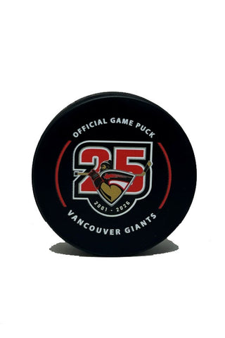 Giants 25/26 25th Anniversary Game Puck